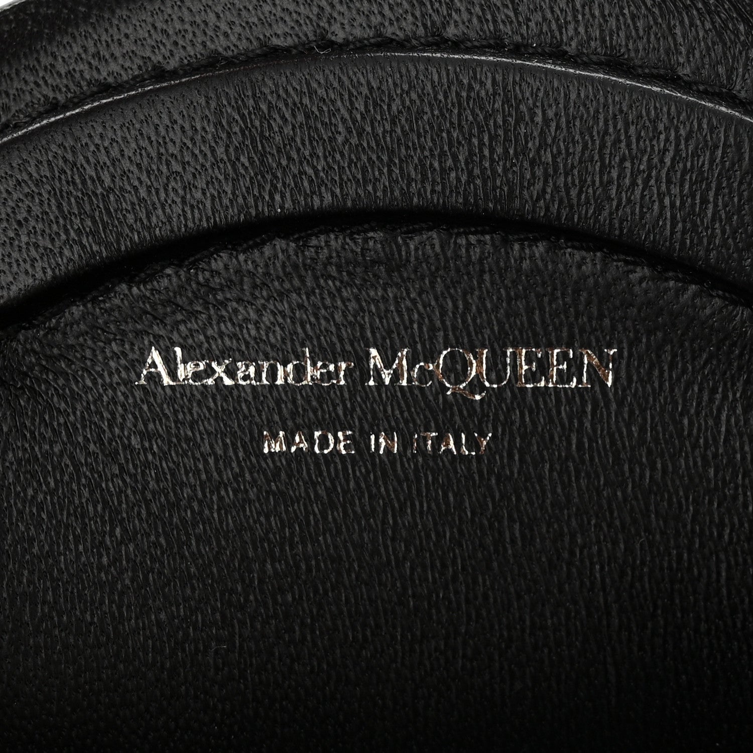 Alexander McQueen Metallic Calfskin The Curve Mini Shoulder Bag Red 6 of 11