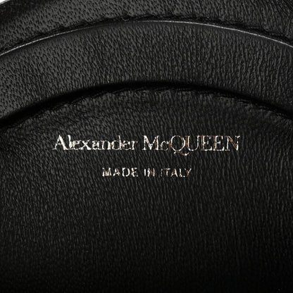 Alexander McQueen Metallic Calfskin The Curve Mini Shoulder Bag Red 6 of 11