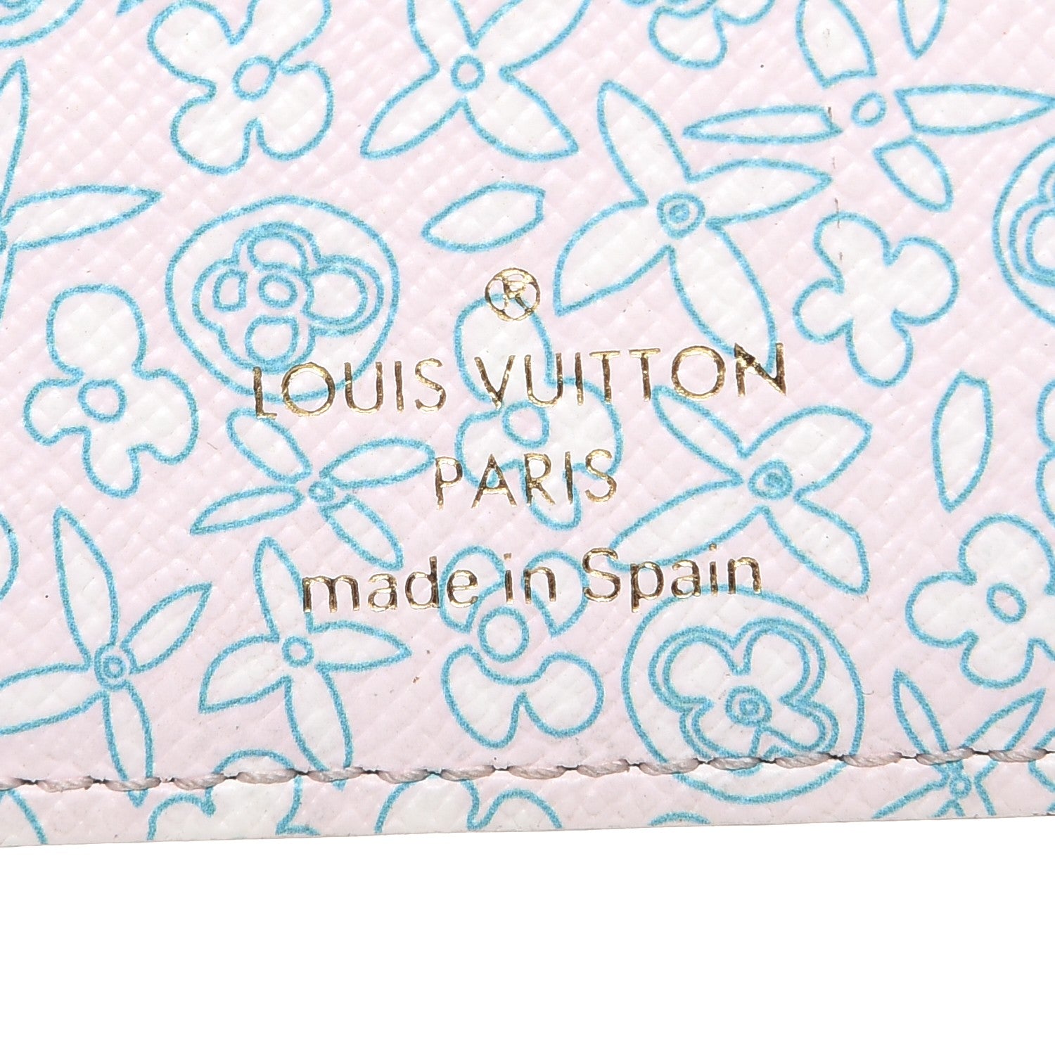 Louis Vuitton Monogram Fleuri Insolite Wallet Rose 6 of 8