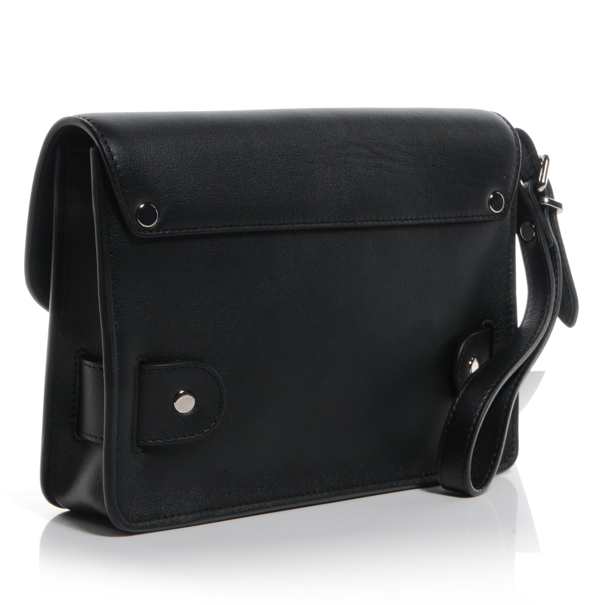 Proenza Schouler Smooth Calf PS11 Wristlet Clutch Black 3 of 12