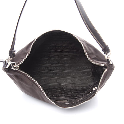 Prada Tessuto Nylon Pochette Bag Ebano 5 of 10