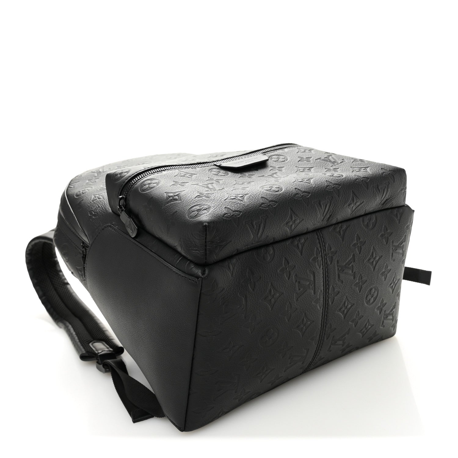 Louis Vuitton Calfskin Monogram Shadow Discovery Backpack  Black 4 of 9
