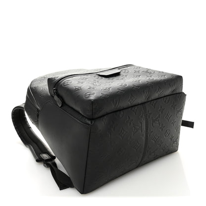 Louis Vuitton Calfskin Monogram Shadow Discovery Backpack  Black 4 of 9