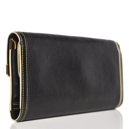 Louis Vuitton Suhali Porte Tresor International Wallet Black 3 of 12