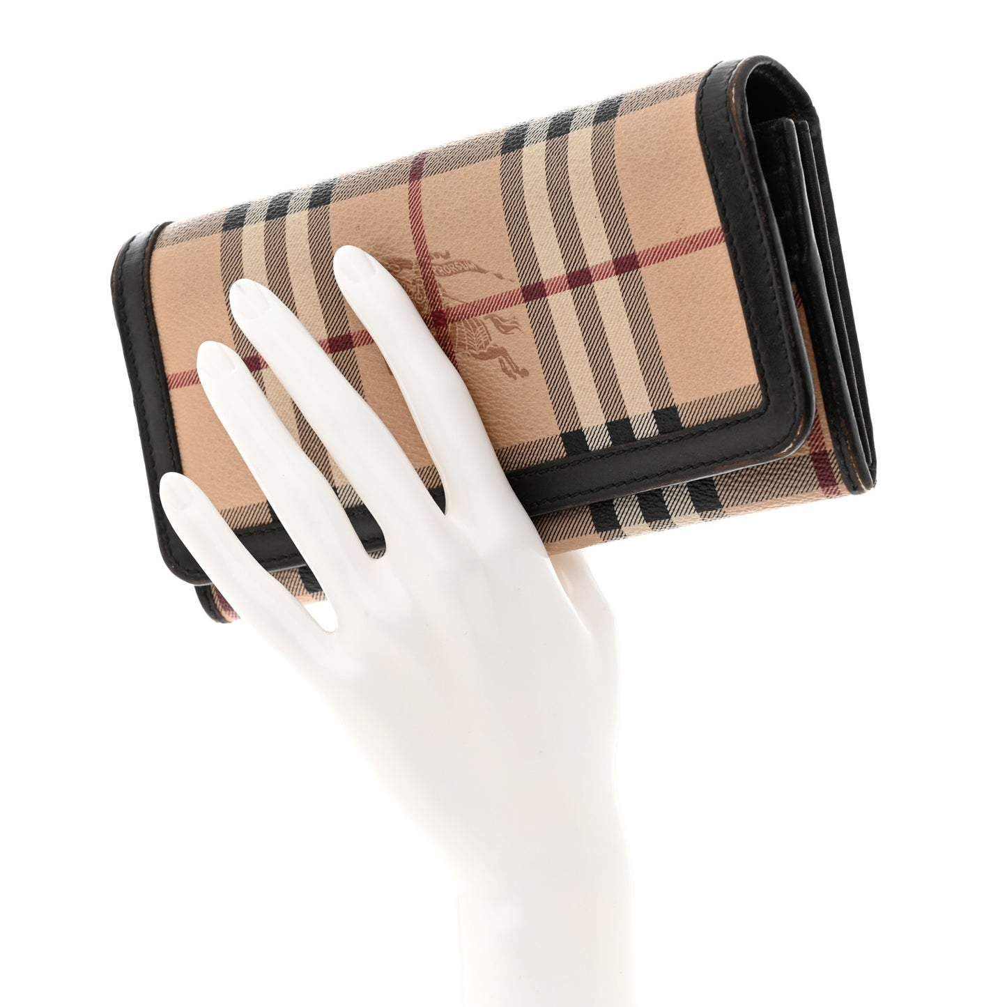 Haymarket Check Penrose Continental Wallet Brown