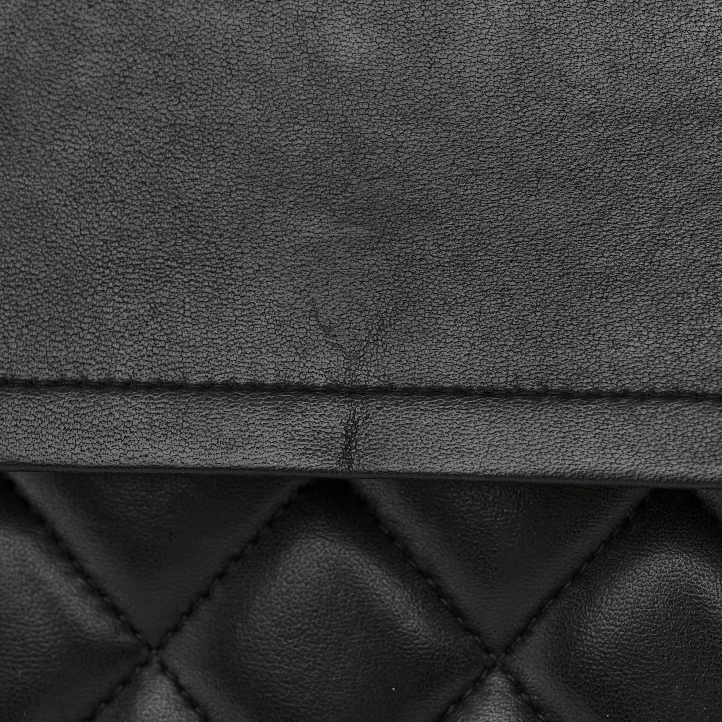 Lambskin Quilted Maxi Double Flap Black
