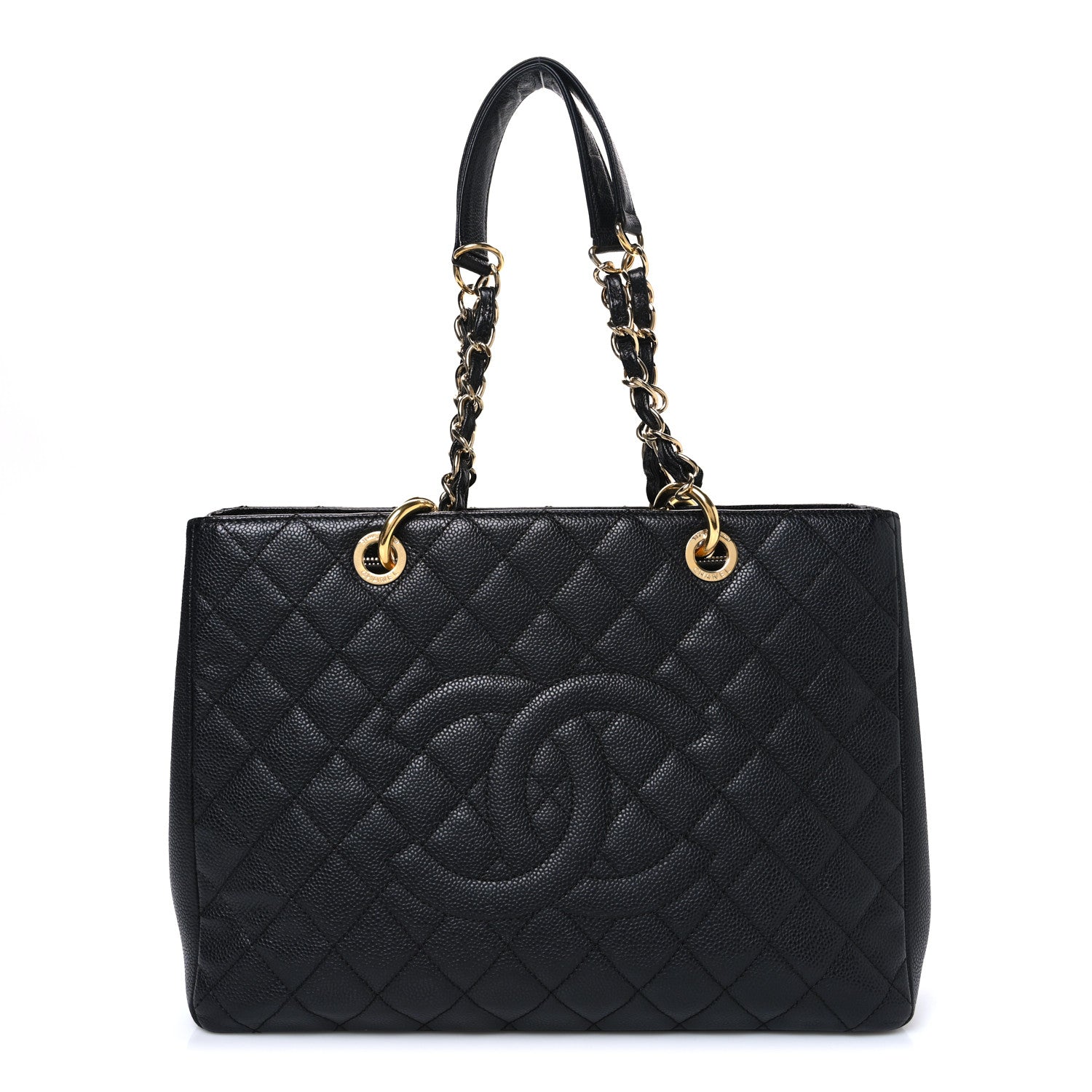 Chanel Caviar Quilted Grand Shopping Tote GST Black 1 of 10