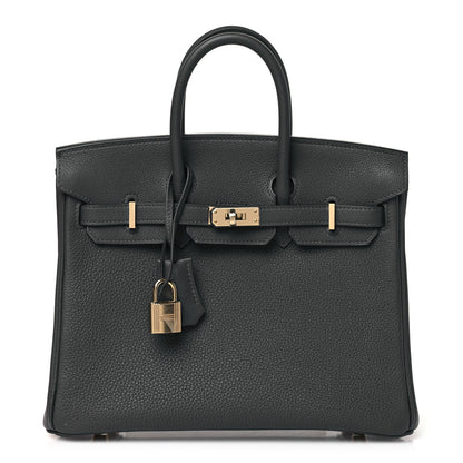 Hermes Togo Birkin 25 Gris Misty 1 of 11