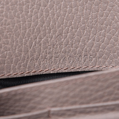 Gucci Calfskin Mini GG Marmont Chain Wallet Porcelain Rose 8 of 10