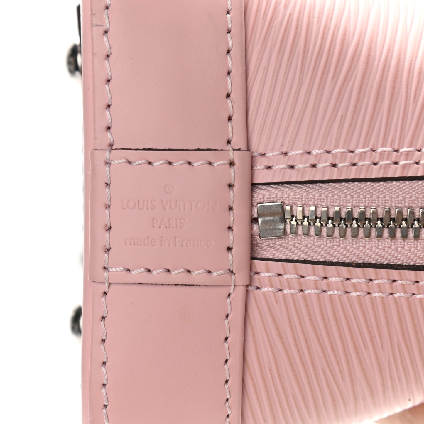 Epi Stripe Alma BB Rose Ballerine
