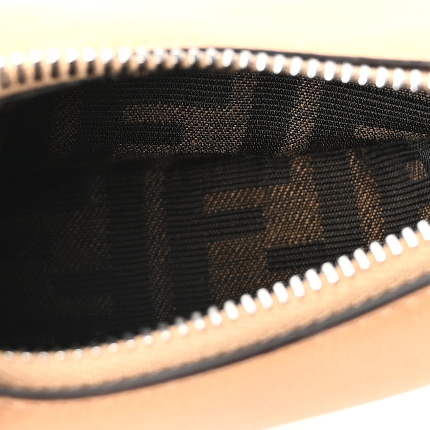 Vitello Grace Nano Fendigraphy Hobo Charm Miele Scuro