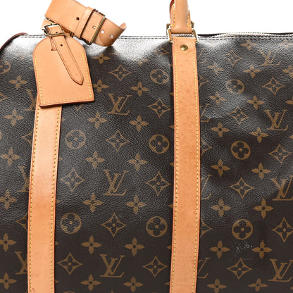 Louis Vuitton Monogram Keepall Bandouliere 55 7 of 13
