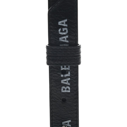 Balenciaga Agneau Classic Hardware Logo Shoulder Strap Black 3 of 3