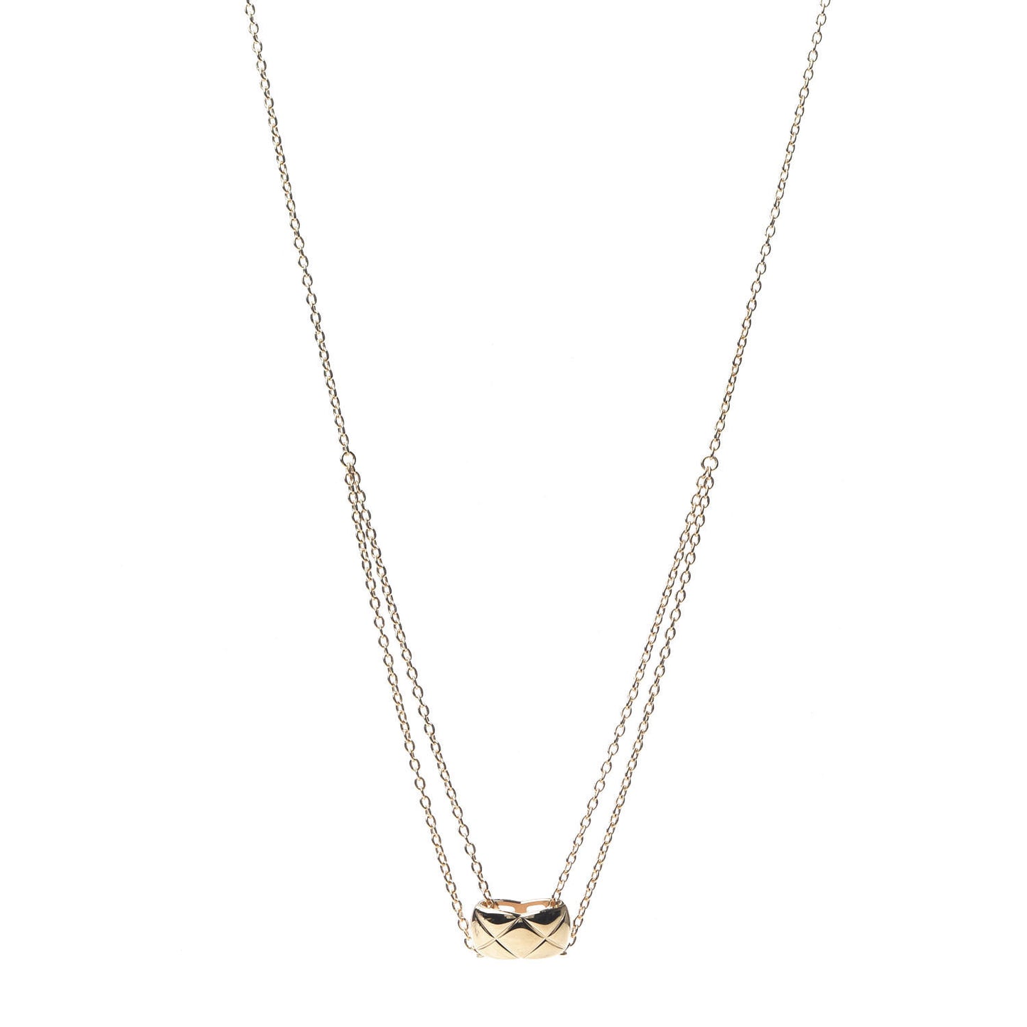 18K Yellow Gold Coco Crush Pendant Necklace