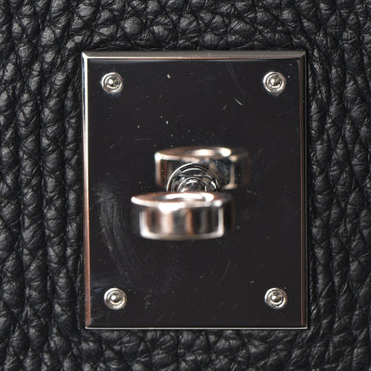 Hermes Taurillon Clemence Birkin 30 Black 23 of 42