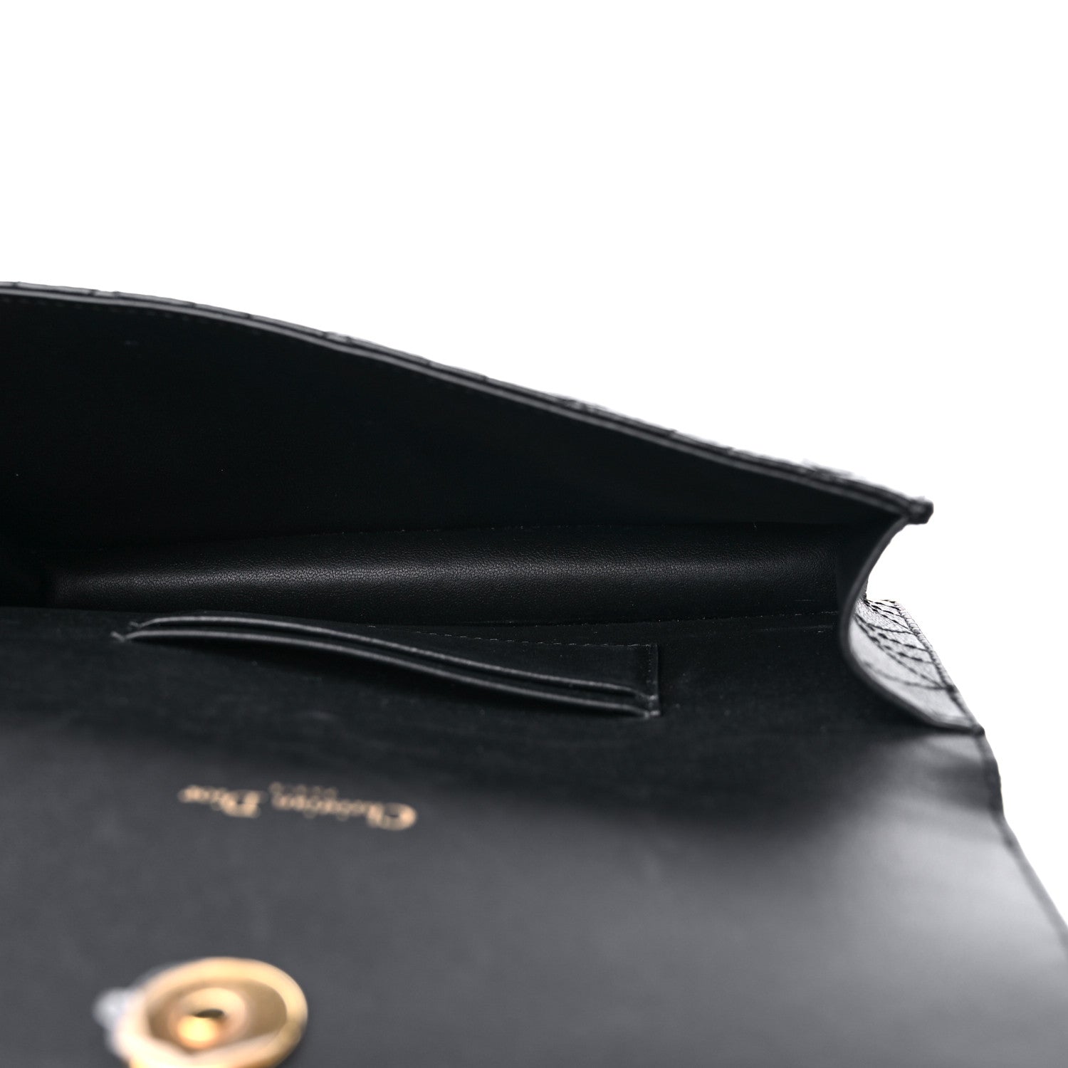 Christian Dior Supple Calfskin Cannage Caro Belt Pouch with Chain Black 5 of 10