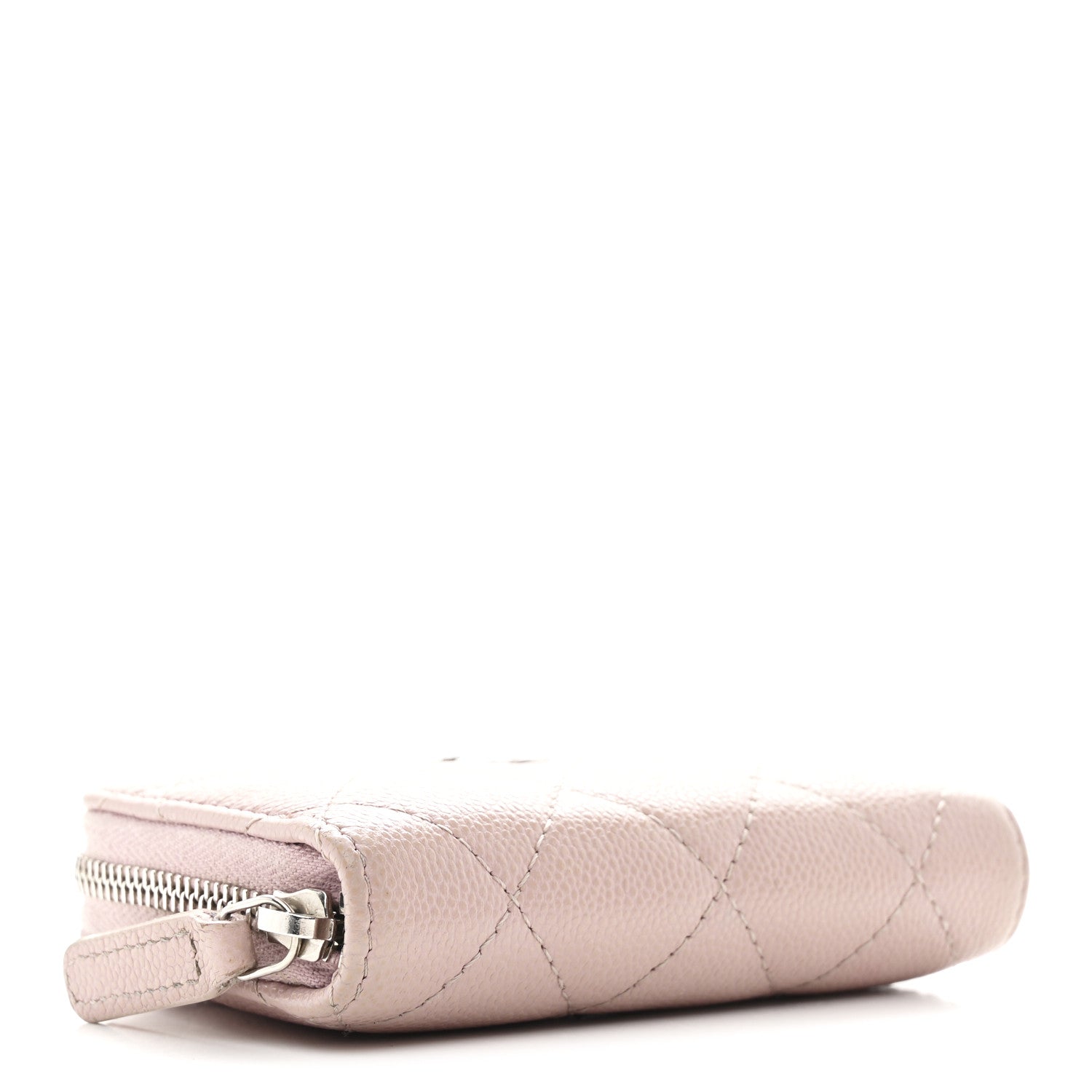 Chanel Caviar Quilted Zip Coin Purse Light Pink 4 of 8