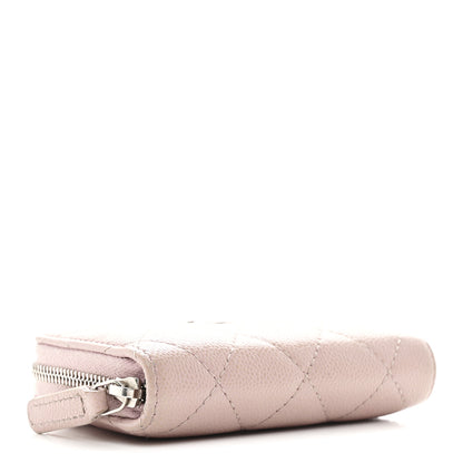 Chanel Caviar Quilted Zip Coin Purse Light Pink 4 of 8