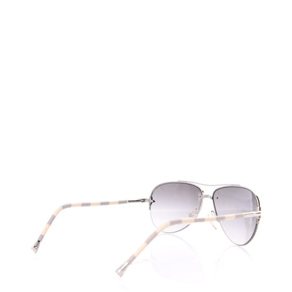 Louis Vuitton Damier Azur Petite Viola Pilote Aviator Sunglasses Z0570U 4 of 8