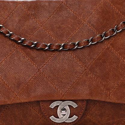 Chanel Caviar Outdoor Ligne Flap Brown 8 of 12