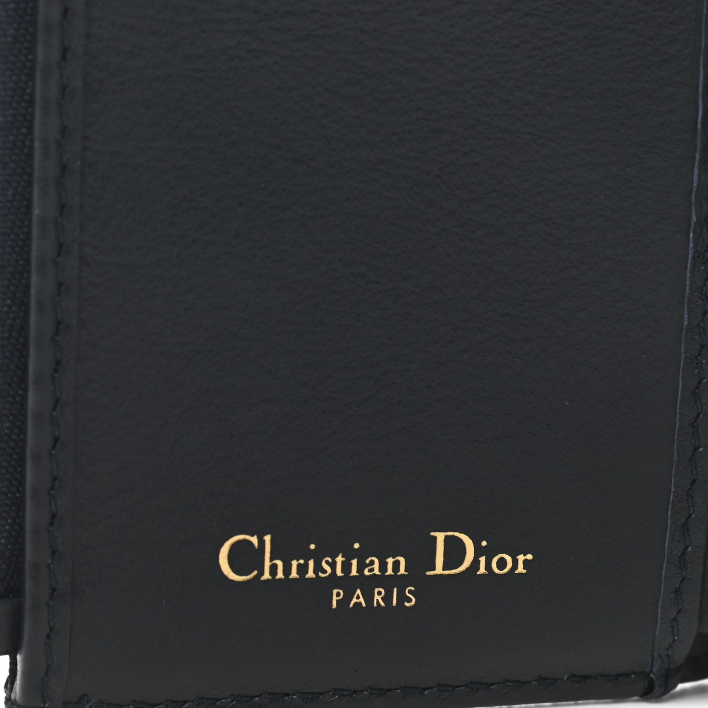 Oblique Saddle Lotus Wallet Blue