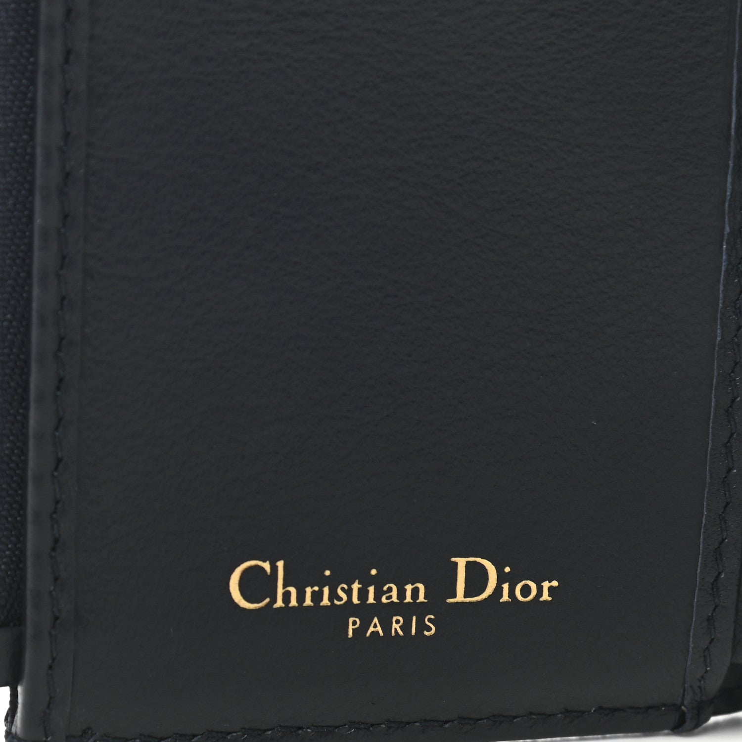 Christian Dior Oblique Saddle Lotus Wallet Blue 6 of 7