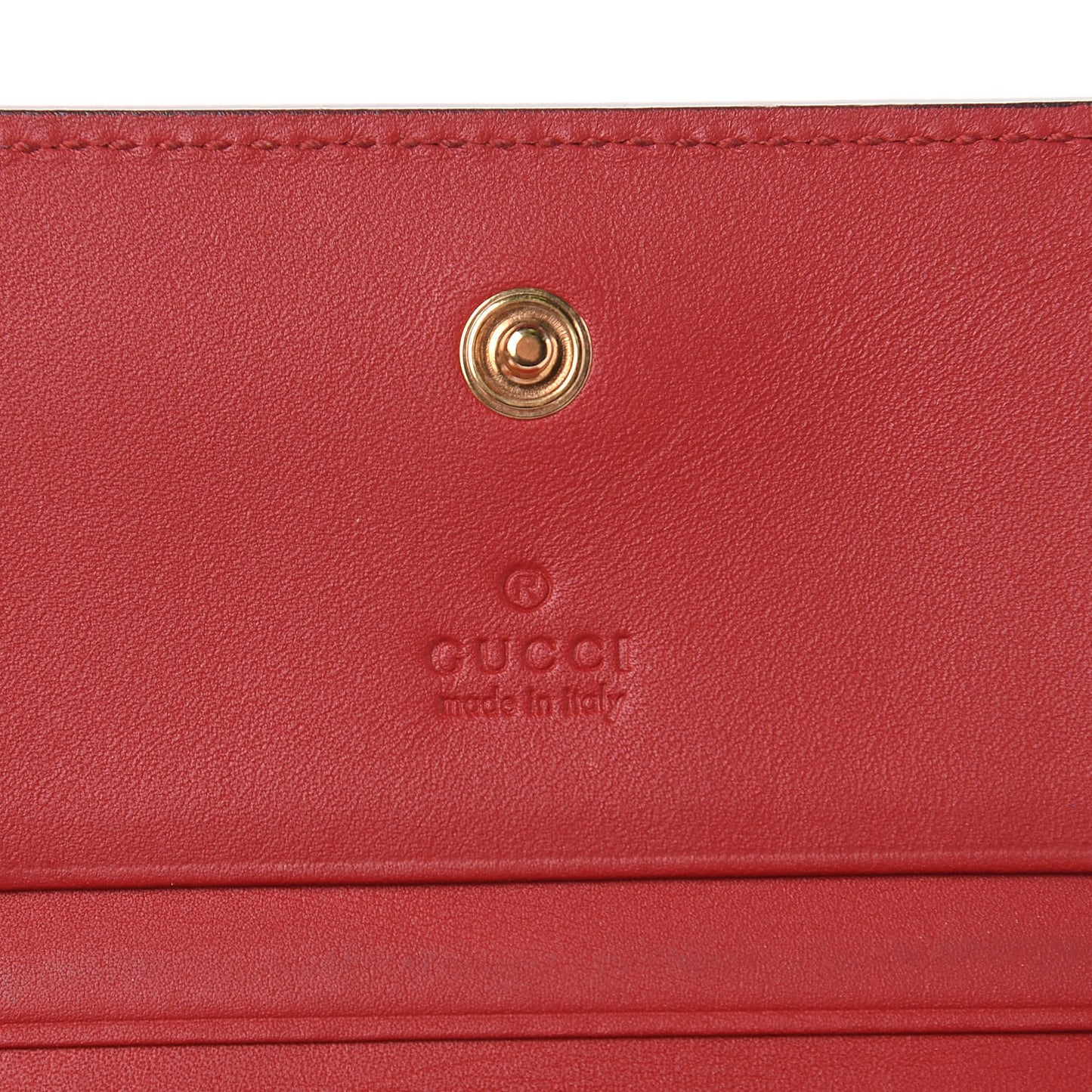 GG Supreme Monogram Blooms Card Case Beige Blue Navy Hibiscus Red
