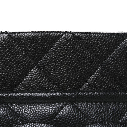 Chanel Caviar Quilted CC Timeless Soft Tote Black 8 of 10