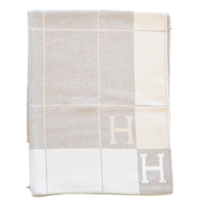 Hermes Wool Cashmere Avalon III Blanket Coco Camomille 1 of 4