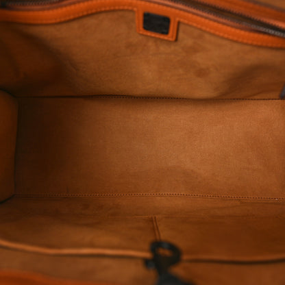 MCM Visetos Maxi Large Munchen Tote Cognac 5 of 8
