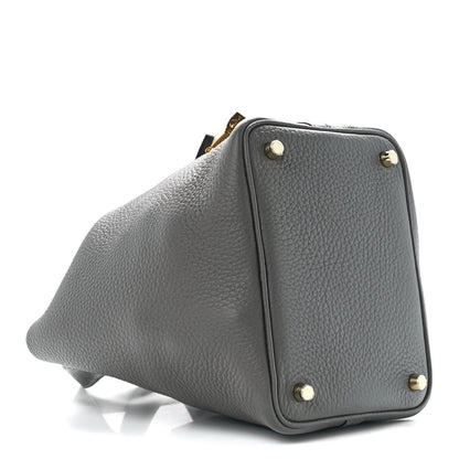 Hermes Taurillon Clemence Picotin Lock 18 PM Gris Meyer 4 of 10