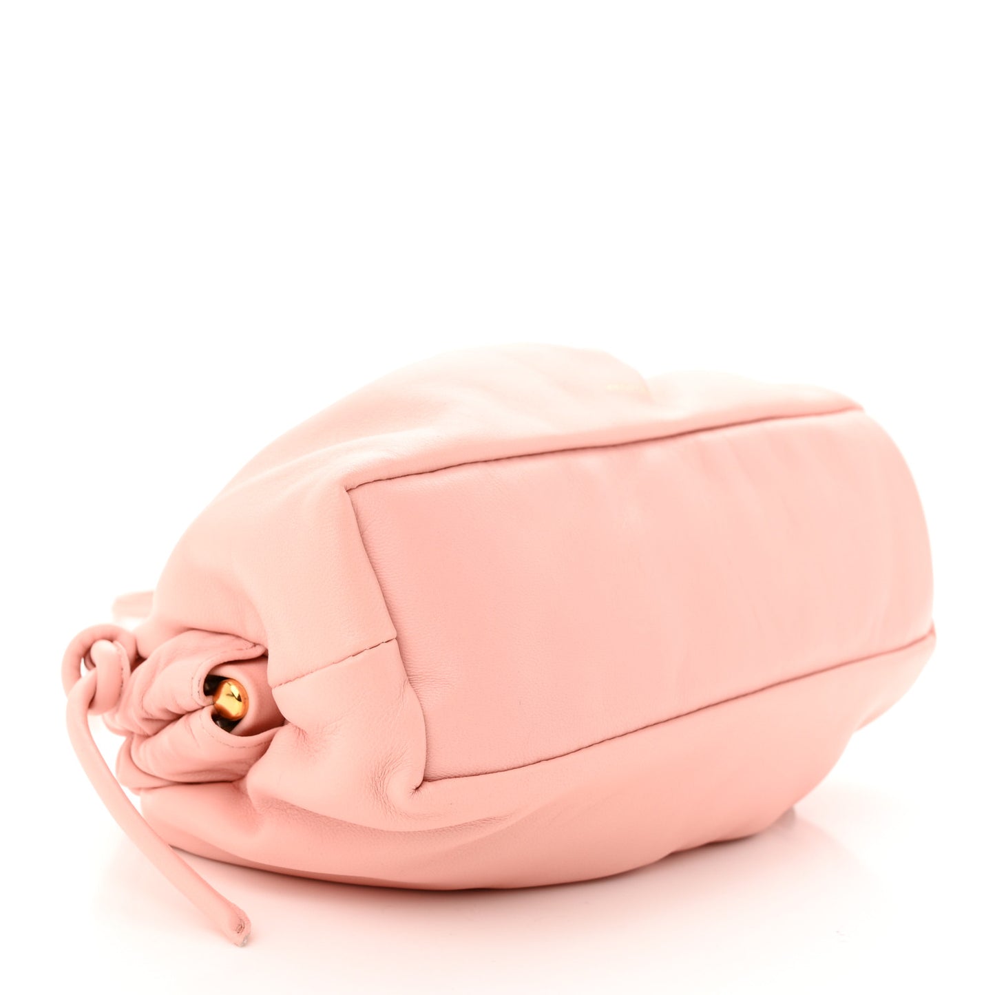 Lambskin Mini Cloud Clutch Dahlia