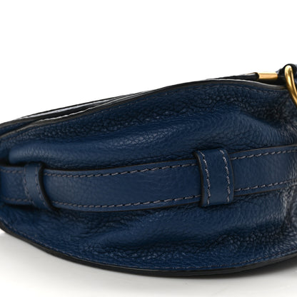 Chloe Calfskin Mini Marcie Round Crossbody Bag Royal Navy 7 of 8