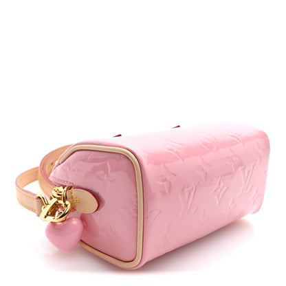 Louis Vuitton Vernis Monogram Nano Speedy Mochi Pink 4 of 9