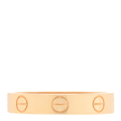 Cartier 18K Yellow Gold 3.5mm LOVE Wedding Band Ring 51 5.75 1 of 4