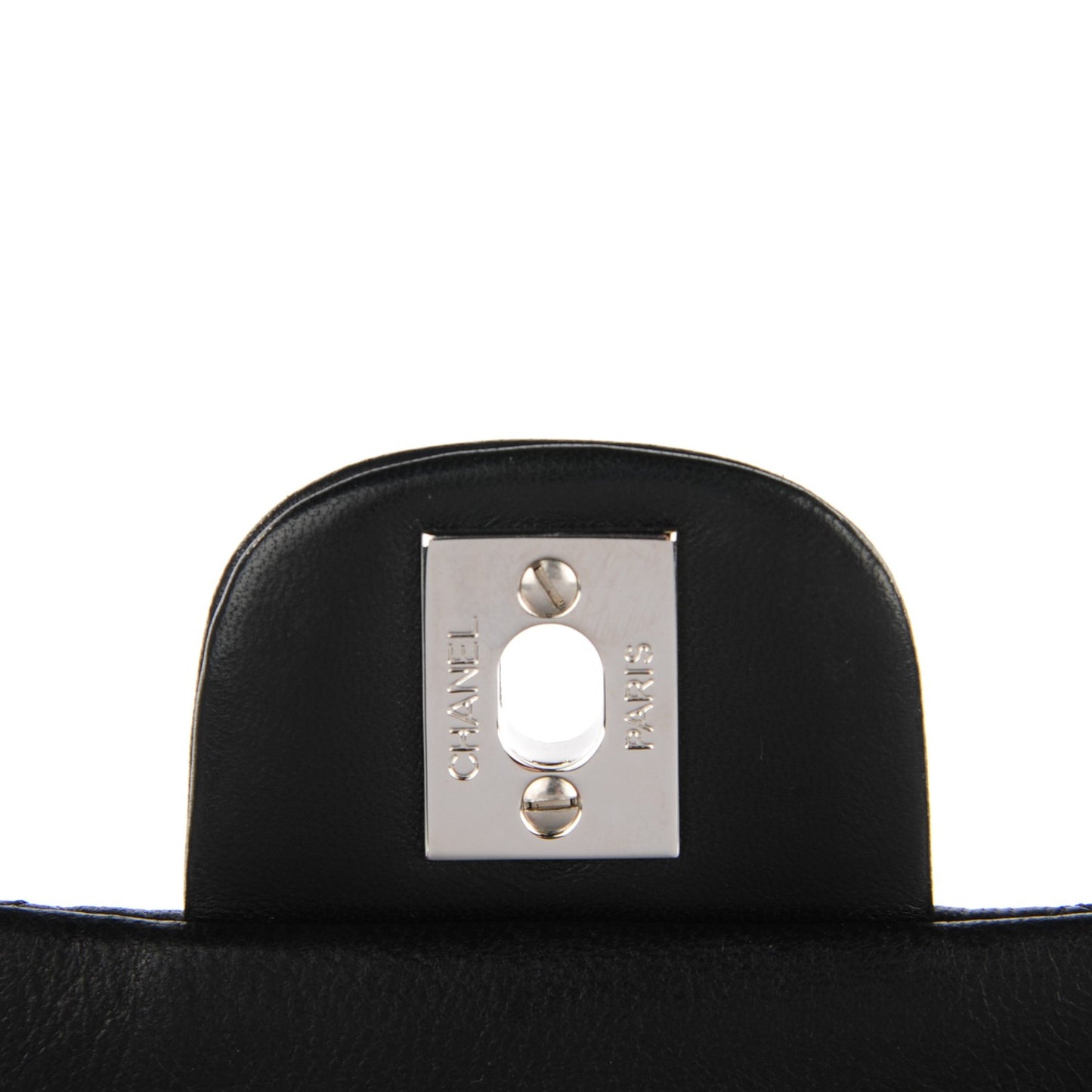 Lambskin Quilted Medium Kelly Flap Black