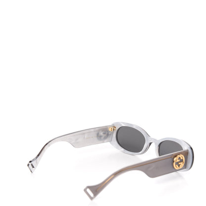 Gucci Acetate Oval Sunglasses GG0517S Grey 4 of 7