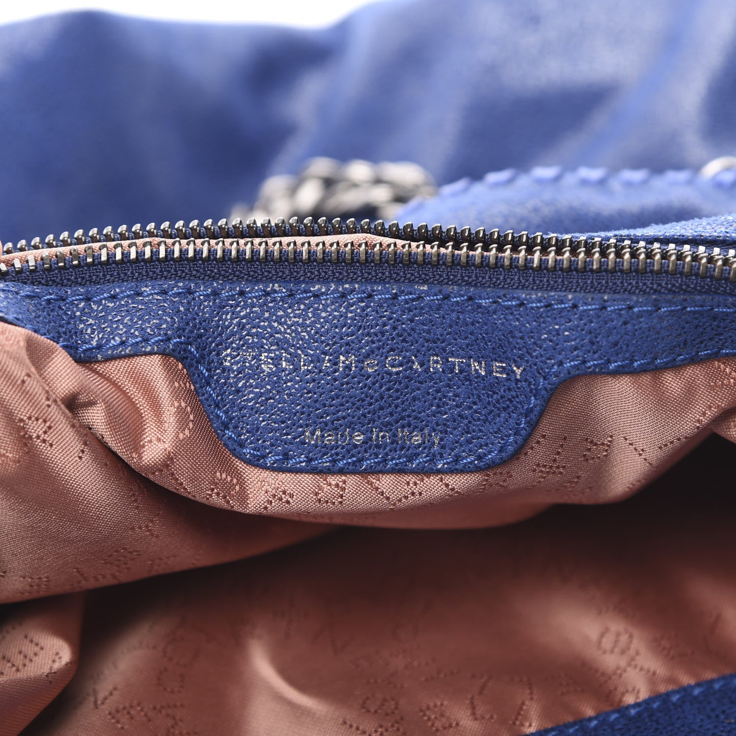 Stella McCartney Shaggy Deer Falabella Fold Over Tote Royal Blue 6 of 10