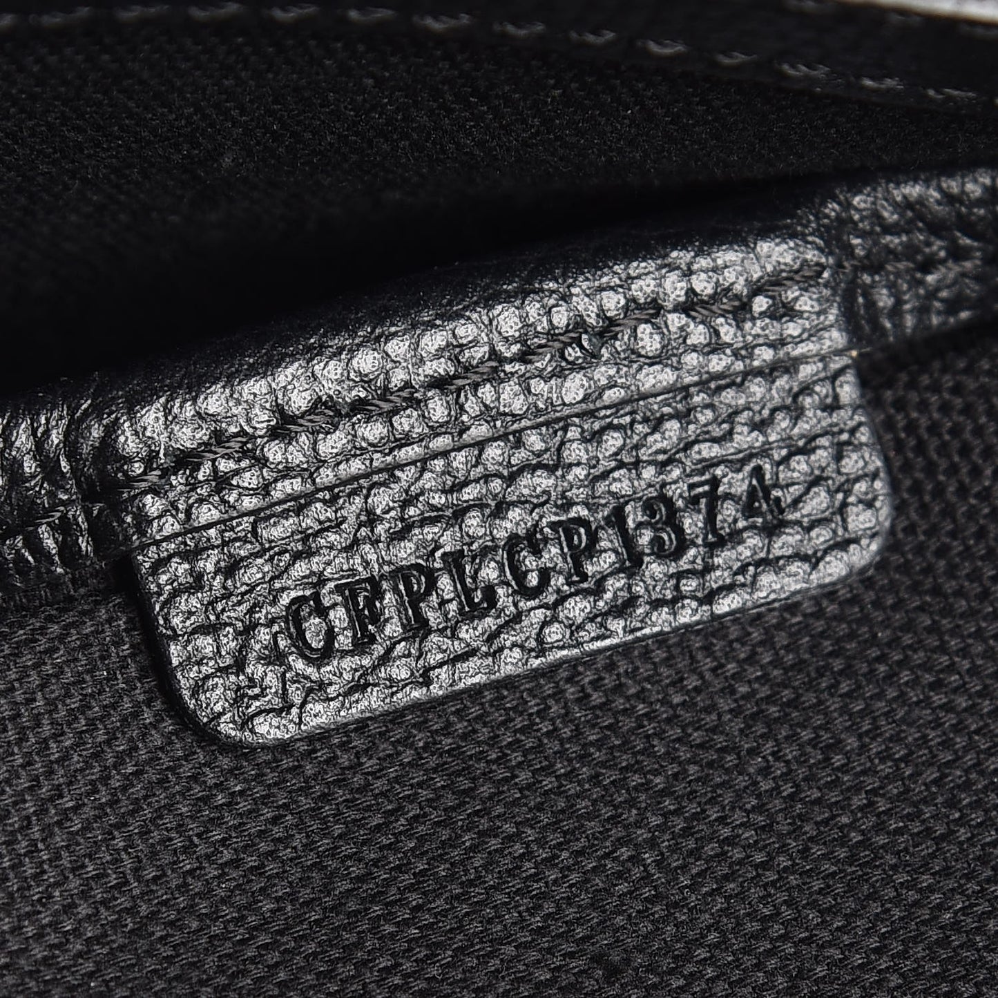Grainy Calfskin House Check Medium Banner Tote Black