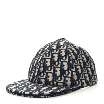 Christian Dior Oblique Baseball Cap 57 Blue 1 of 7