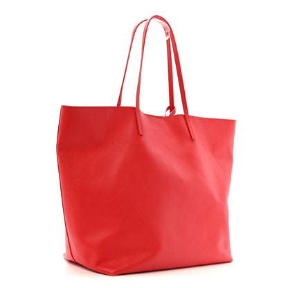 Alexander McQueen Grained Calfskin Skull Open Shopper Tote Red 4 of 11
