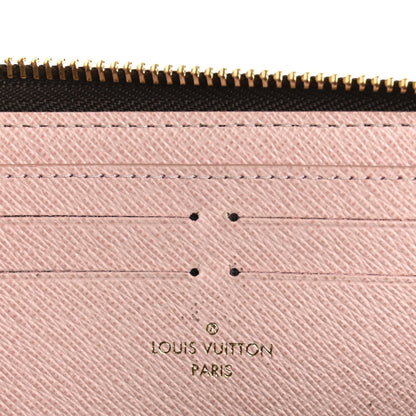 Louis Vuitton Monogram Clemence Wallet Rose Ballerine 6 of 12