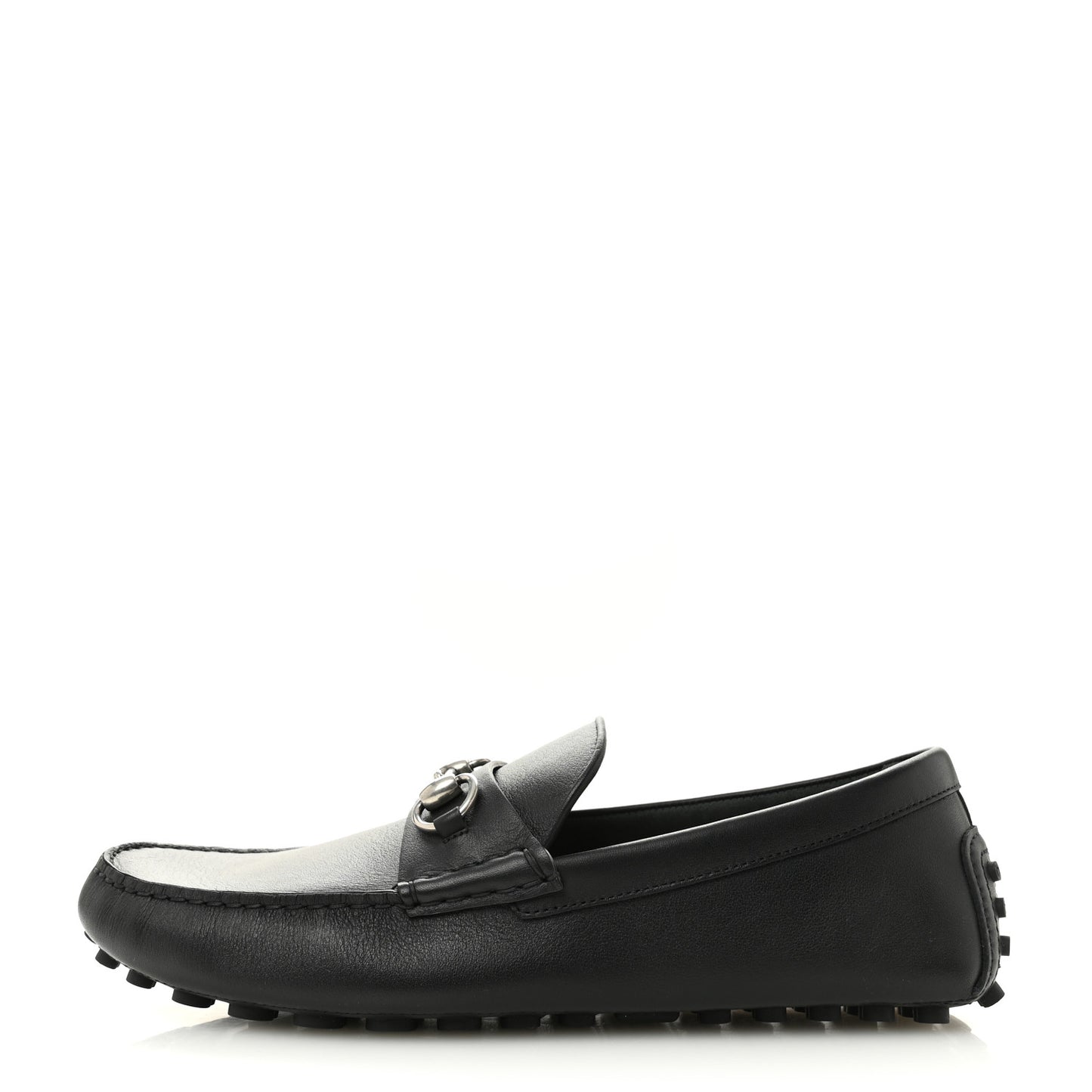 Soft Clove Calfskin Mens Horsebit Driver Loafers 9 Black