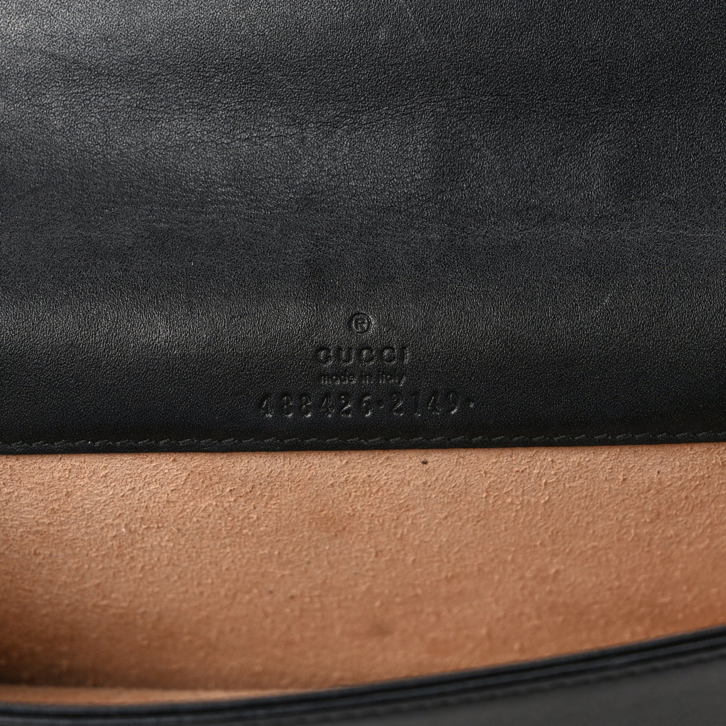 Calfskin Matelasse GG Marmont Mini Bag Black