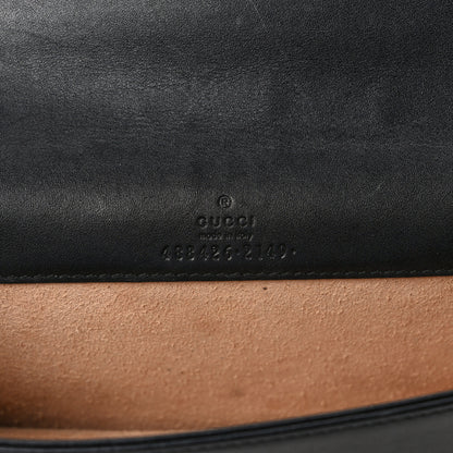 Gucci Calfskin Matelasse GG Marmont Mini Bag Black 6 of 10