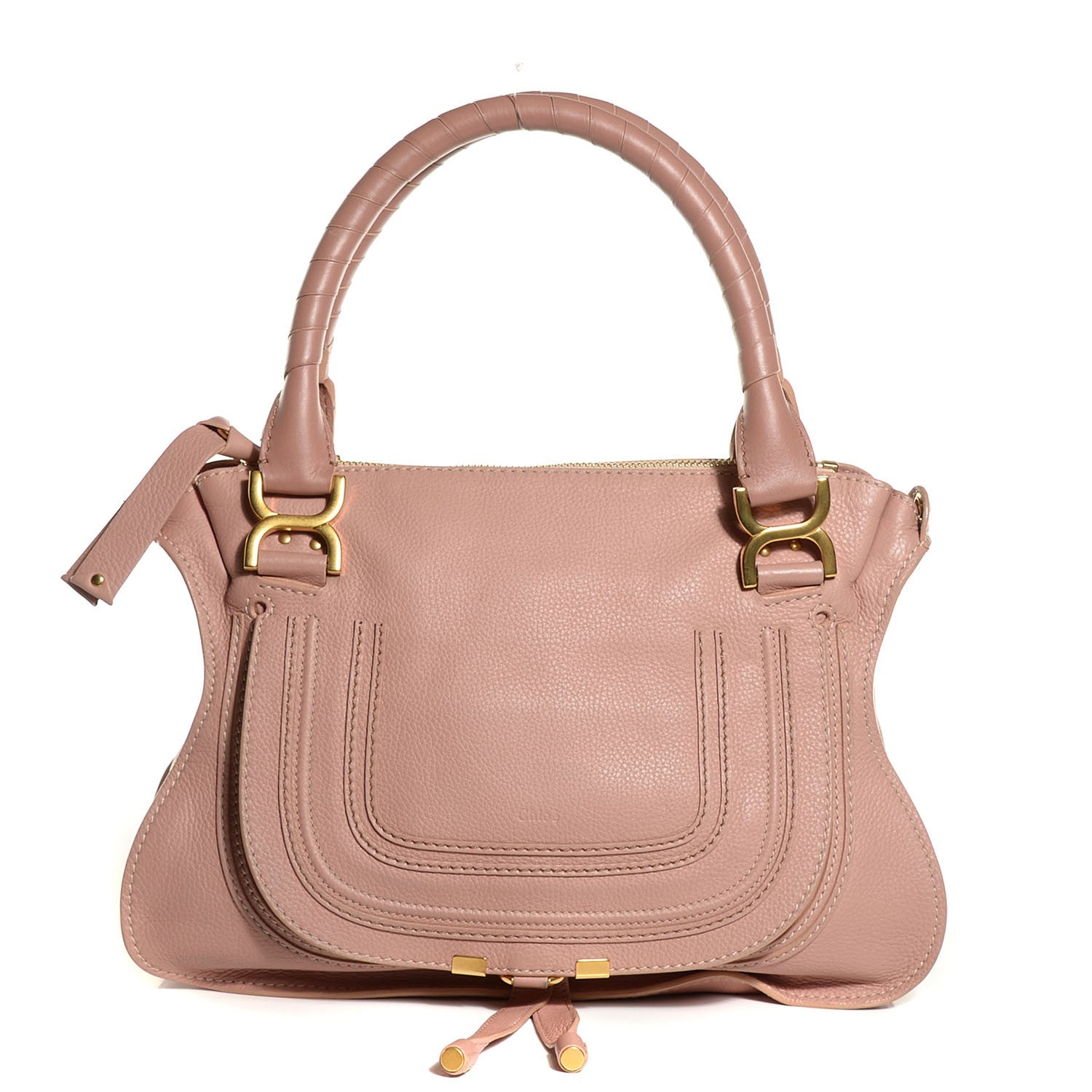 Chloe Calfskin Medium Marcie Satchel Anemone Pink 1 of 8
