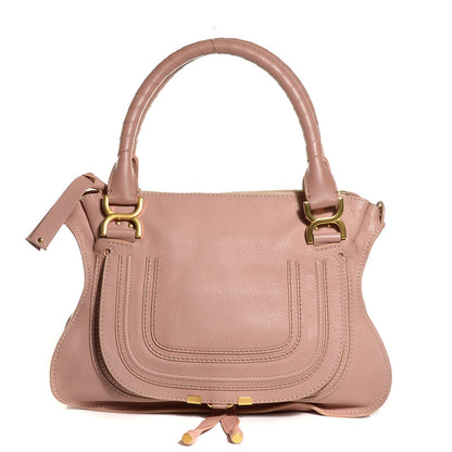 Chloe Calfskin Medium Marcie Satchel Anemone Pink 1 of 8