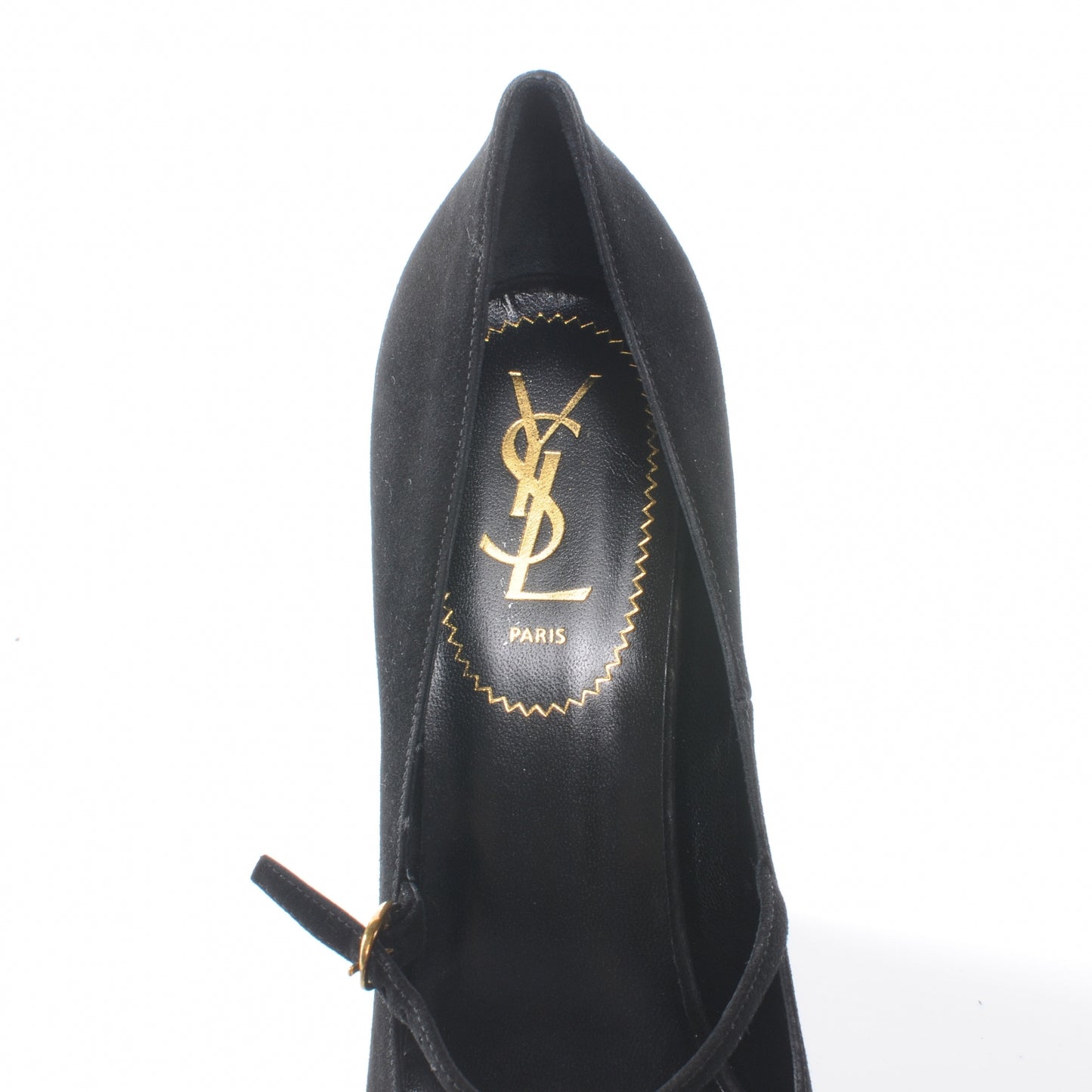 Suede Robyn 105 Wedges 39.5 Black White