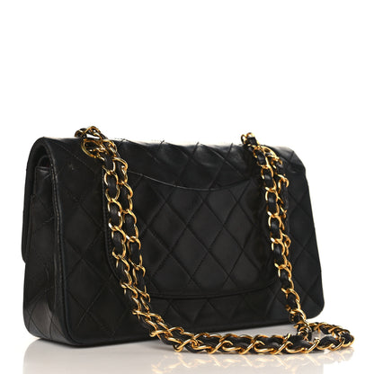 Chanel Lambskin Quilted Small Double Flap Black 3 of 10