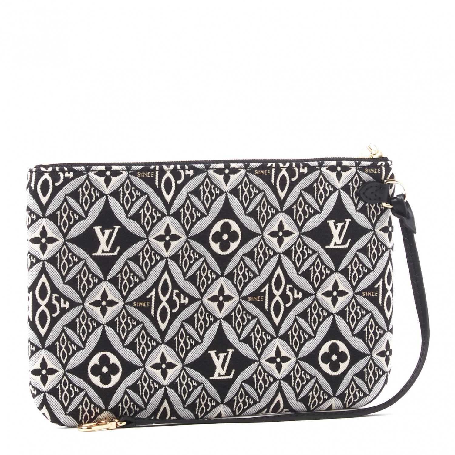 Louis Vuitton Jacquard Since 1854 Neverfull MM GM Pochette Grey 2 of 8